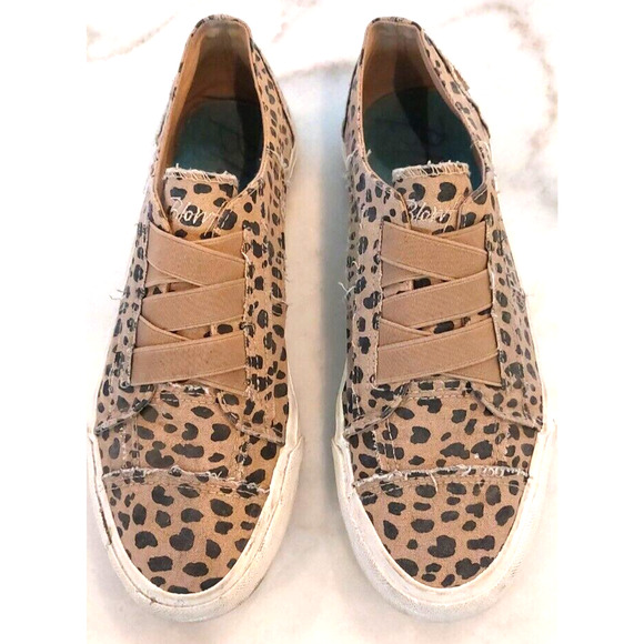 Women's Blowfish Malibu Play Cheetah Sneakers Shoes Size 8-8.5 - Picture 2 of 9